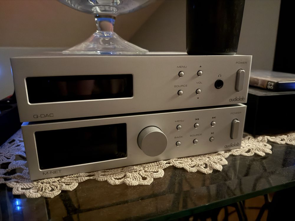 Wzmacniacz audiolab Q-dac + M-net