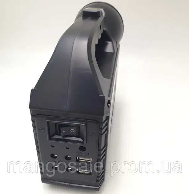 ПОТУЖНИЙ! Ліхтар PowerBank, з сонячною зарядкою + лампочки 3 шт