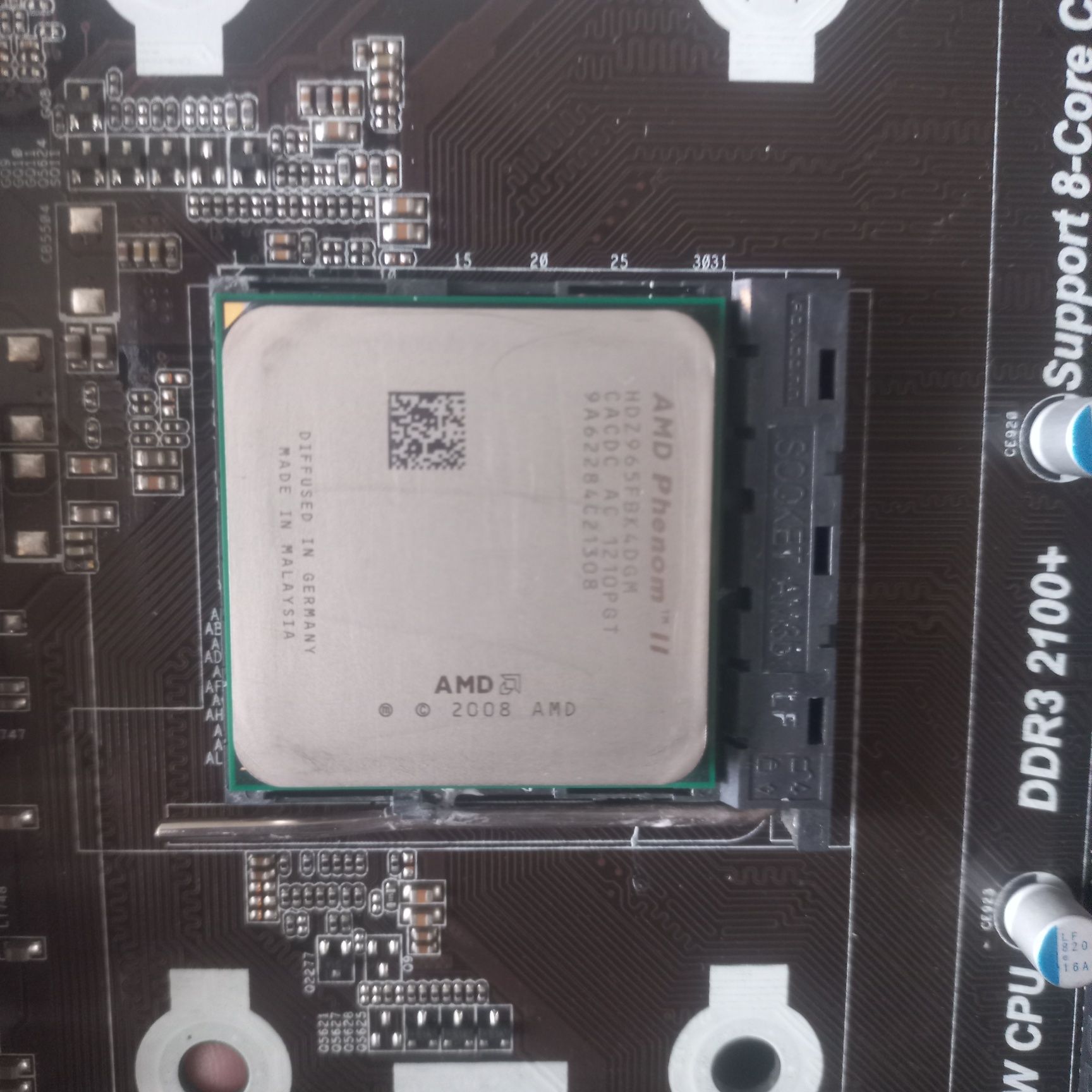 Płyta główna ASrock 970 extreme3 + 2×4gb pamiec ram I pro amd phenom 2