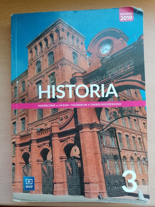 Podręcznik do historii rozszerzonej klasa 3 WSIP