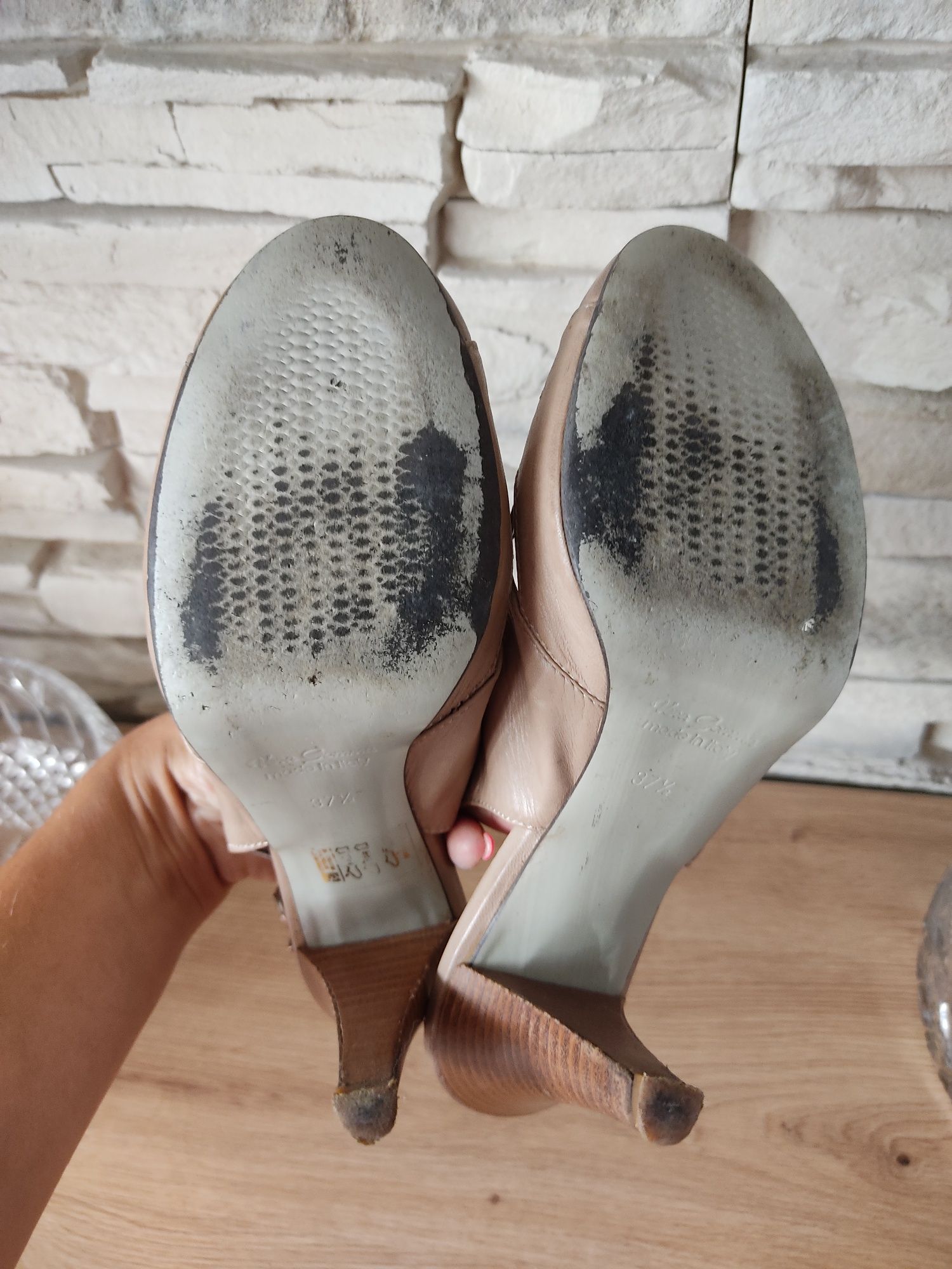 Buty na lato włoskie czółenka sandały dla pani r. 36