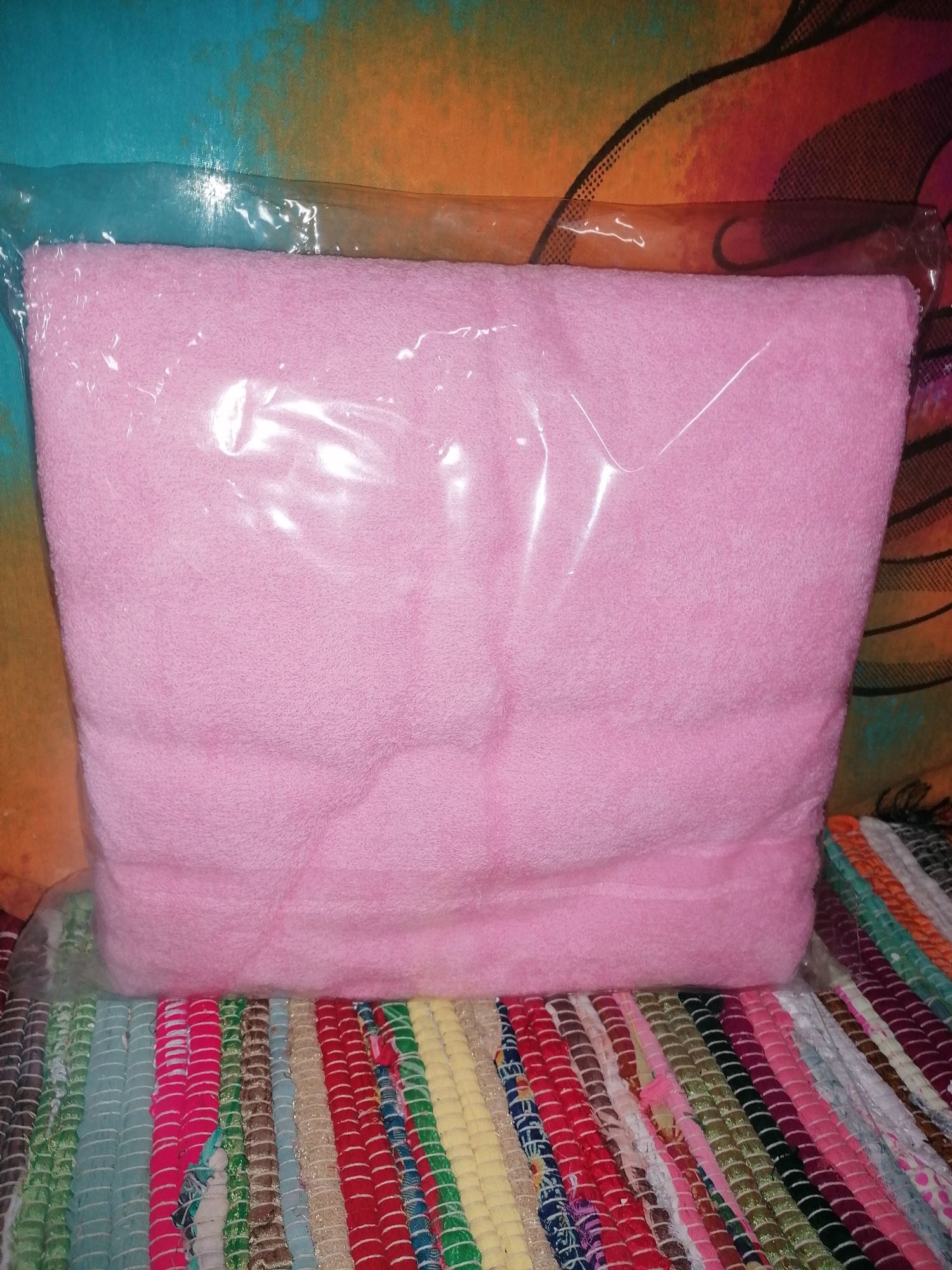 Conj. Toalhas Banho Rosa 3 pçs