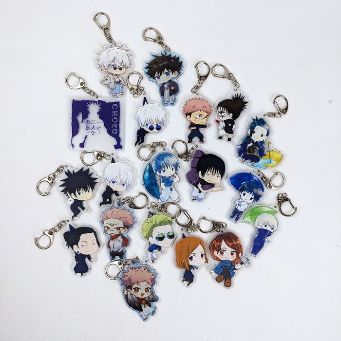 Акрилові фігурки, брелоки, наліпки (стікери), стенди Магічна битва