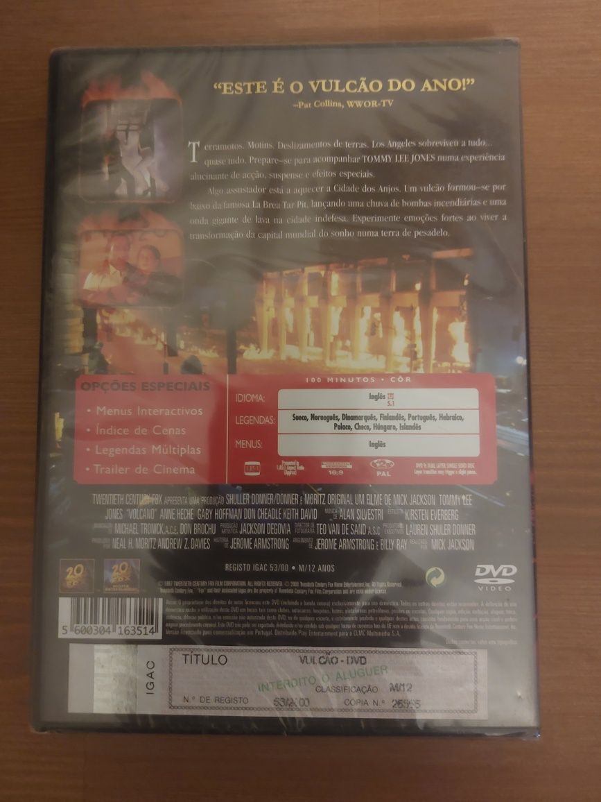 DVD NOVO e SELADO - " Vulcão " 1997