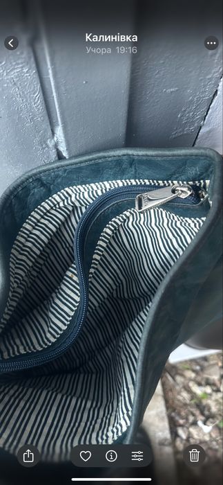 Сумка шкіряна шопер вмістка