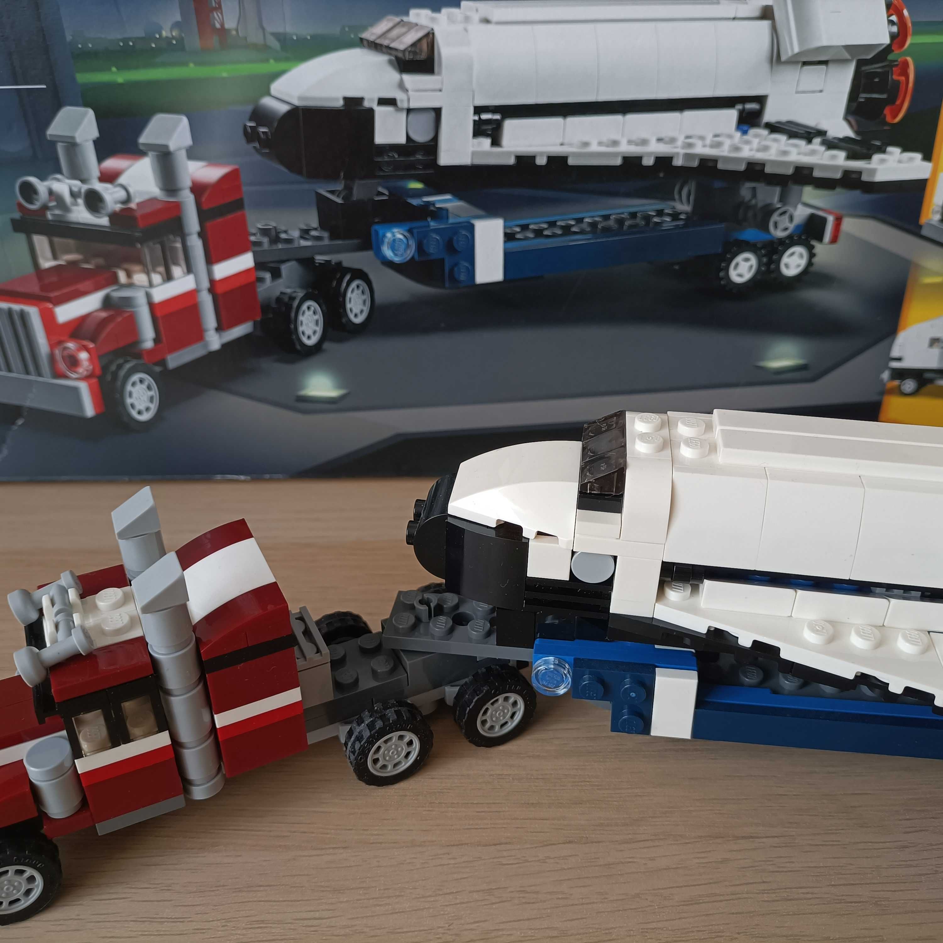 LEGO CREATOR 31091 Transporter promu instrukcje + pudełko