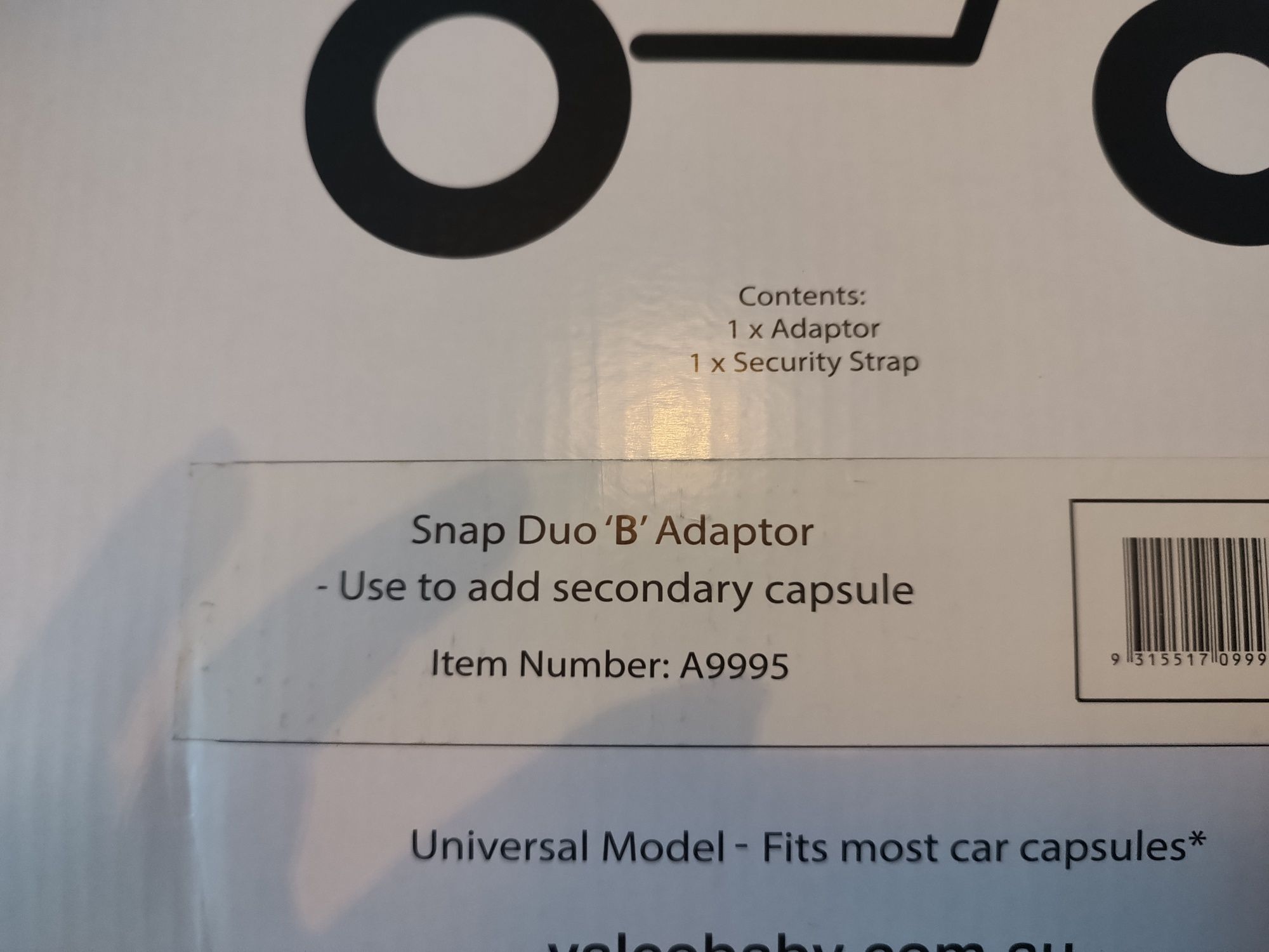 Adaptery do fotelików samochodowych Valco Snap Duo