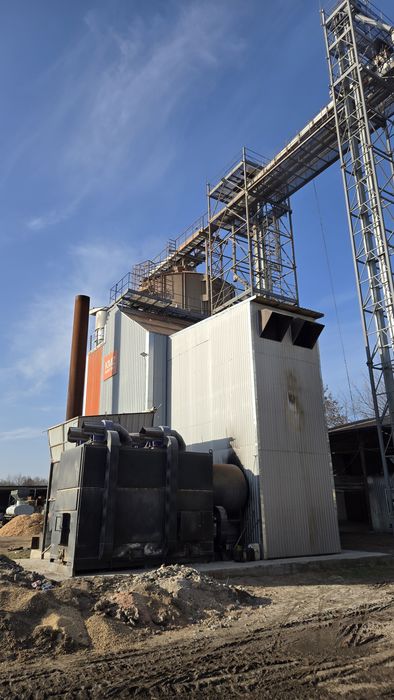 Теплогенератор на альтернативному паливі з теплообмінником