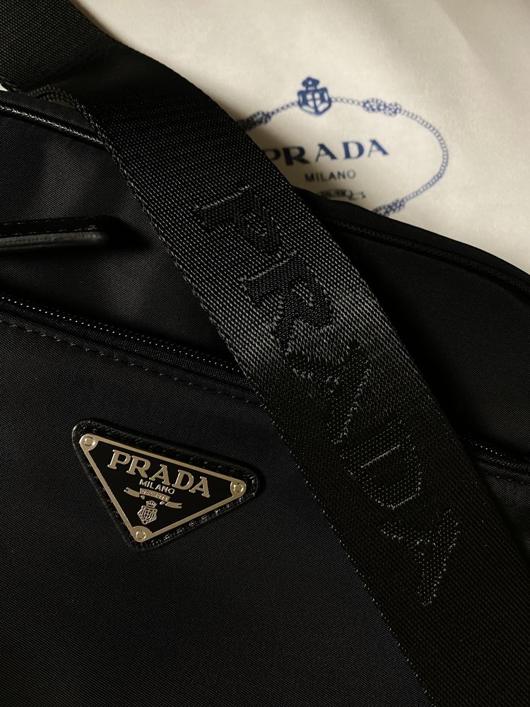 PRADA Re-Nylon Shoulder Bag Men Unisex
