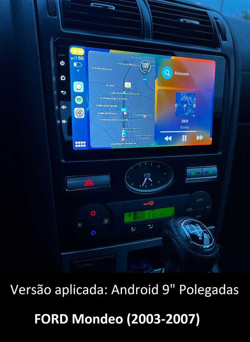 (NOVO) Rádio 2DIN • FORD • Mondeo MK3  (2000 a 2007) • Android GPS