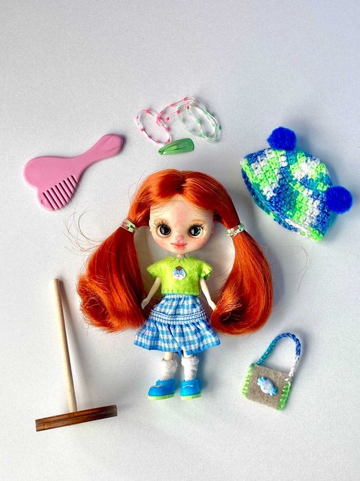 Lalka Petite Blythe custom ooak doll repaint nowa