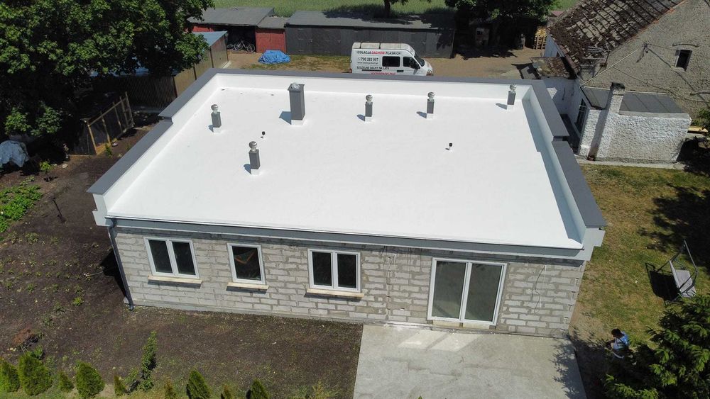 Dach płaski Izolacja Naprawa Remont Renowacja Hydroizolacja Dekarz