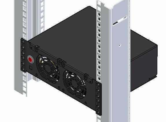 Obudowa RACK do szafy 10 cali R-CASE 7 ITX , Serwer, FLEX / RAW