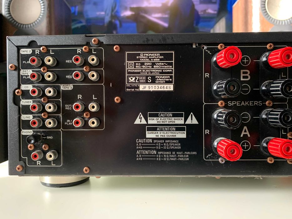 Wzmacniacz Pioneer A-656 Serwisowany - stan BDB