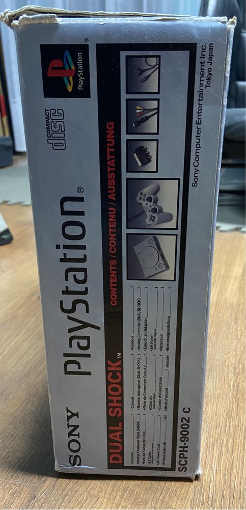 Zestaw PlayStation 1 PSX - pudełko - zgodny numer