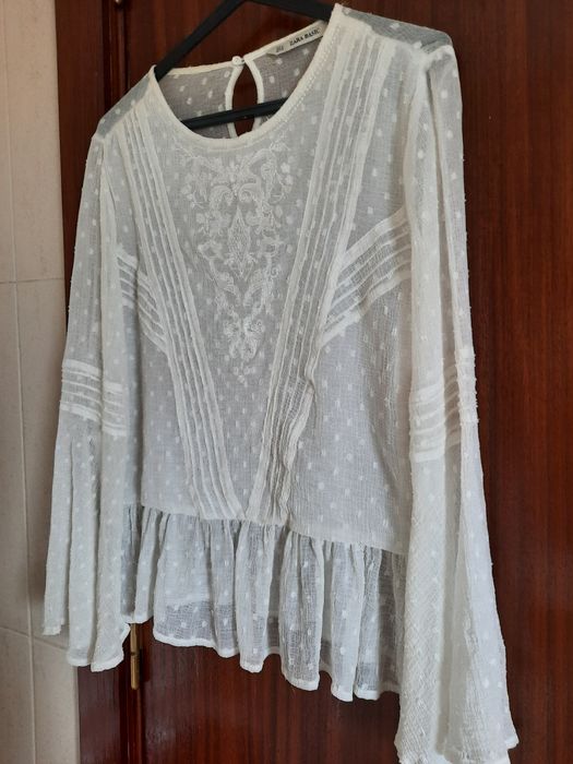 Calções Stradivarius e Lefties. Blusa Zara