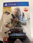 Wiedźmin PS4 serce z kamienia, limitowany dodatek plus karty (nowy)