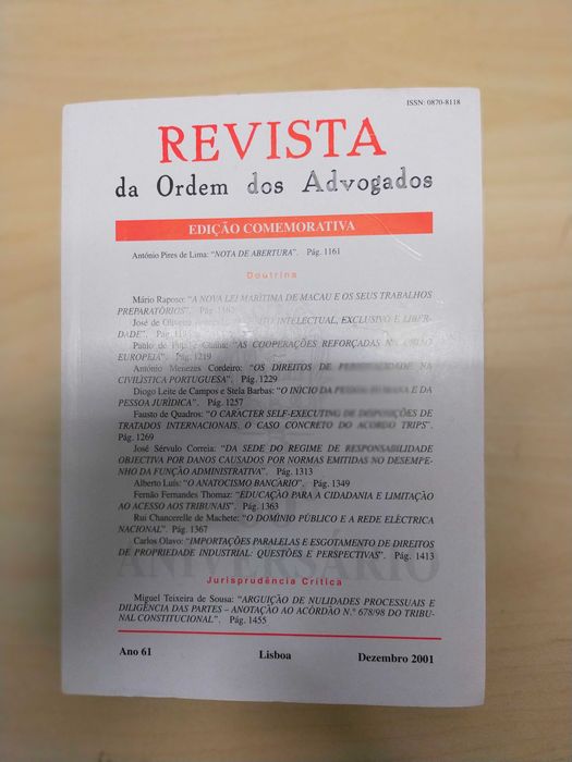 Revista da Ordem dos Advogados