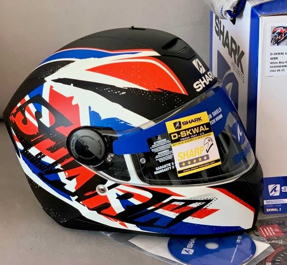 Capacete NOVO Shark D-Skwal 25% Desconto+Pinlock. Tamanho XS