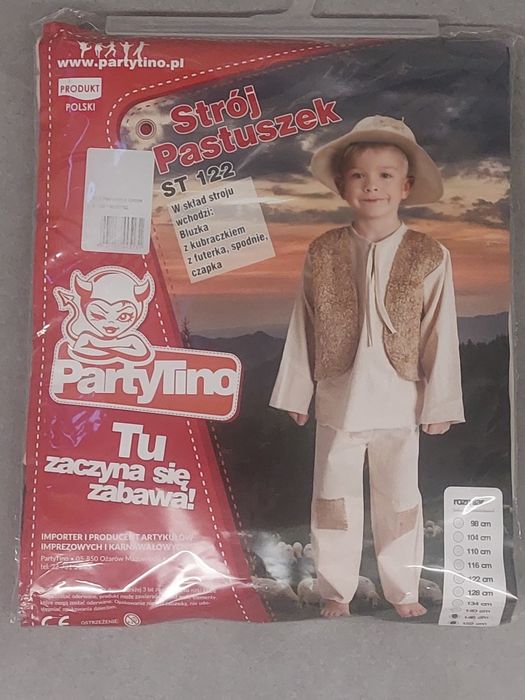 Strój pastuszka pasterz jasełka przebranie kostium