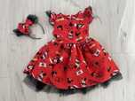 Nowe Przebranie myszka Miki, Mini, Mickey, Minnie, 5/6lat  110/116