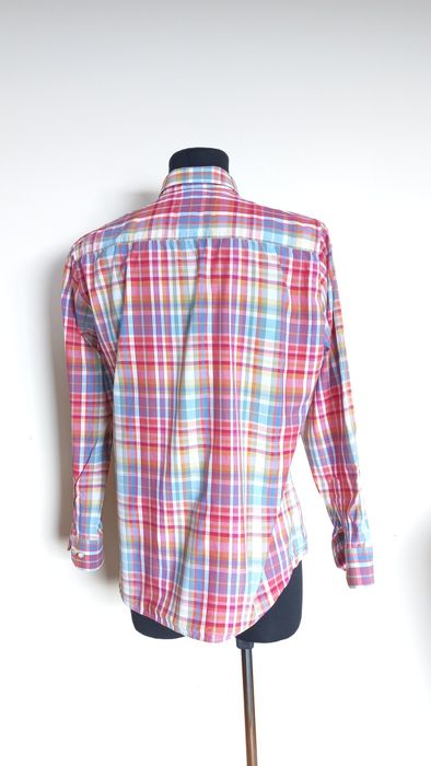 kolorowa w kratkę męska koszula Haupt slim fit