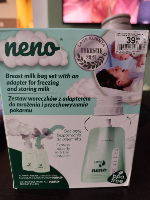 Woreczki na pokarm+ adapter