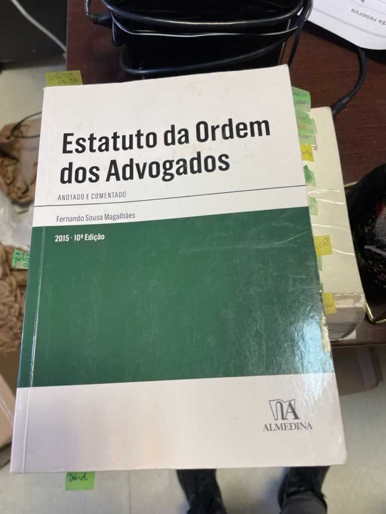 livro estatuto da ordem dos advogados anotado e comentado