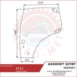 Szyba drzwi do ciągnika Case Puma New Holland Steyr ACX320