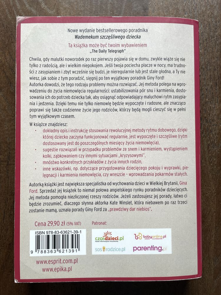 Pierwszy rok życia dziecka - Gina Ford