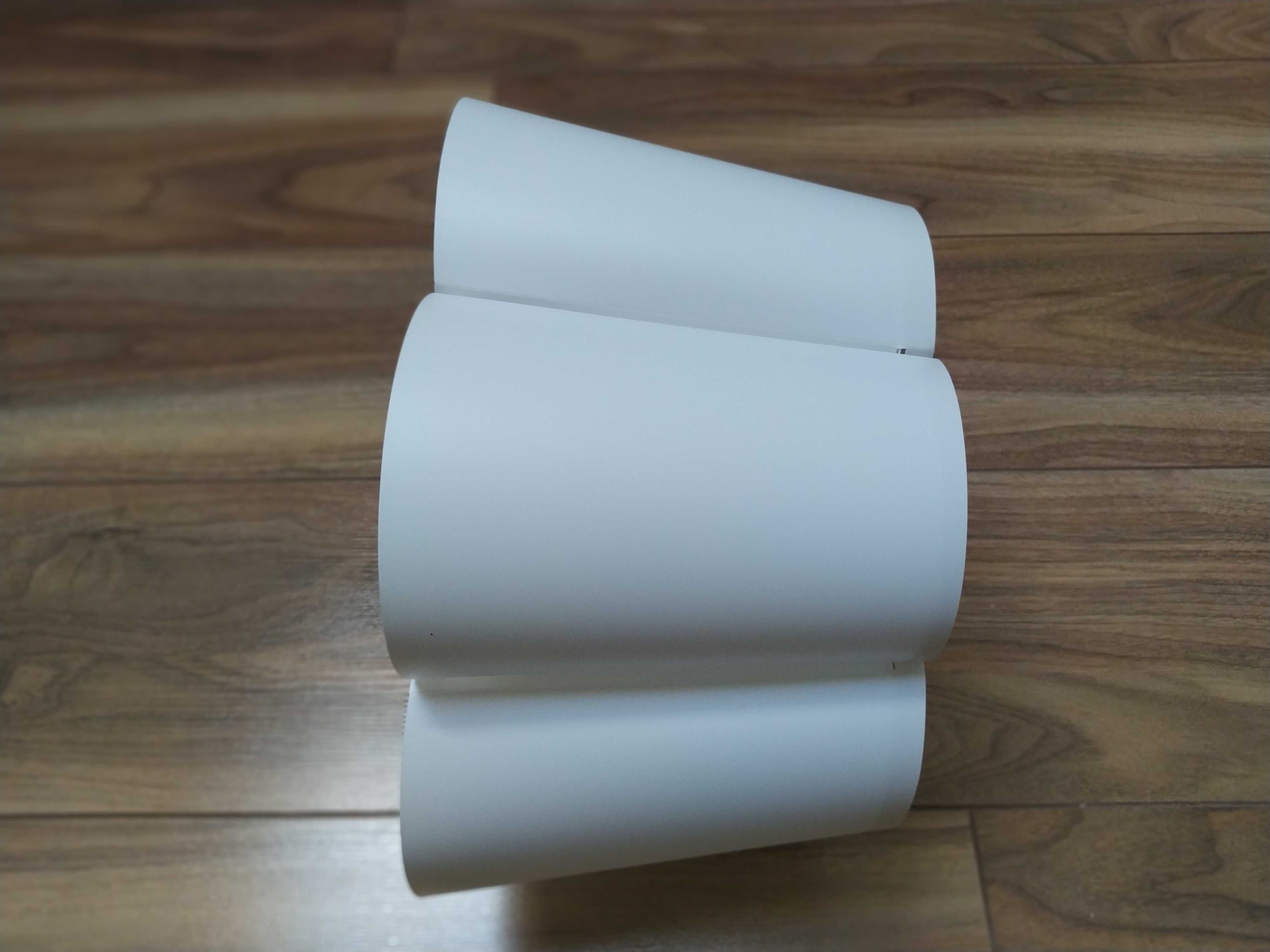 Abażur biały, IKEA typ T1410 z oprawką na żarówkę E27