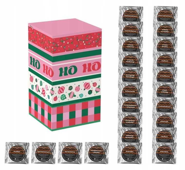 KALENDARZ ADWENTOWY Z KAWĄ DESEROWĄ - 24 różne smaki od cupandyou.pl