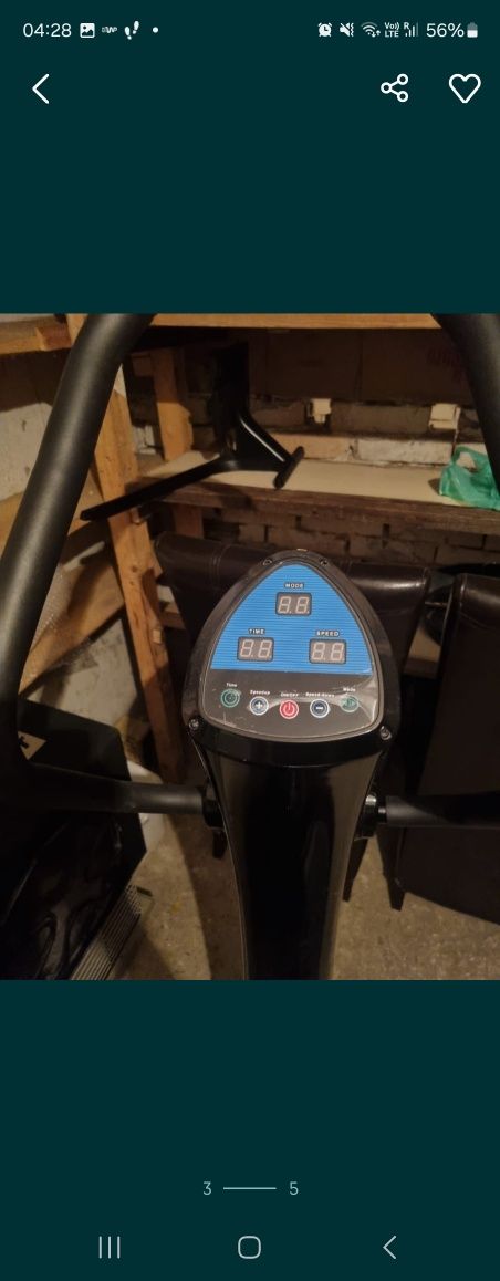 Platforma wibrująca wibracyjna sprzęt do ćwiczeń fitness siłownia