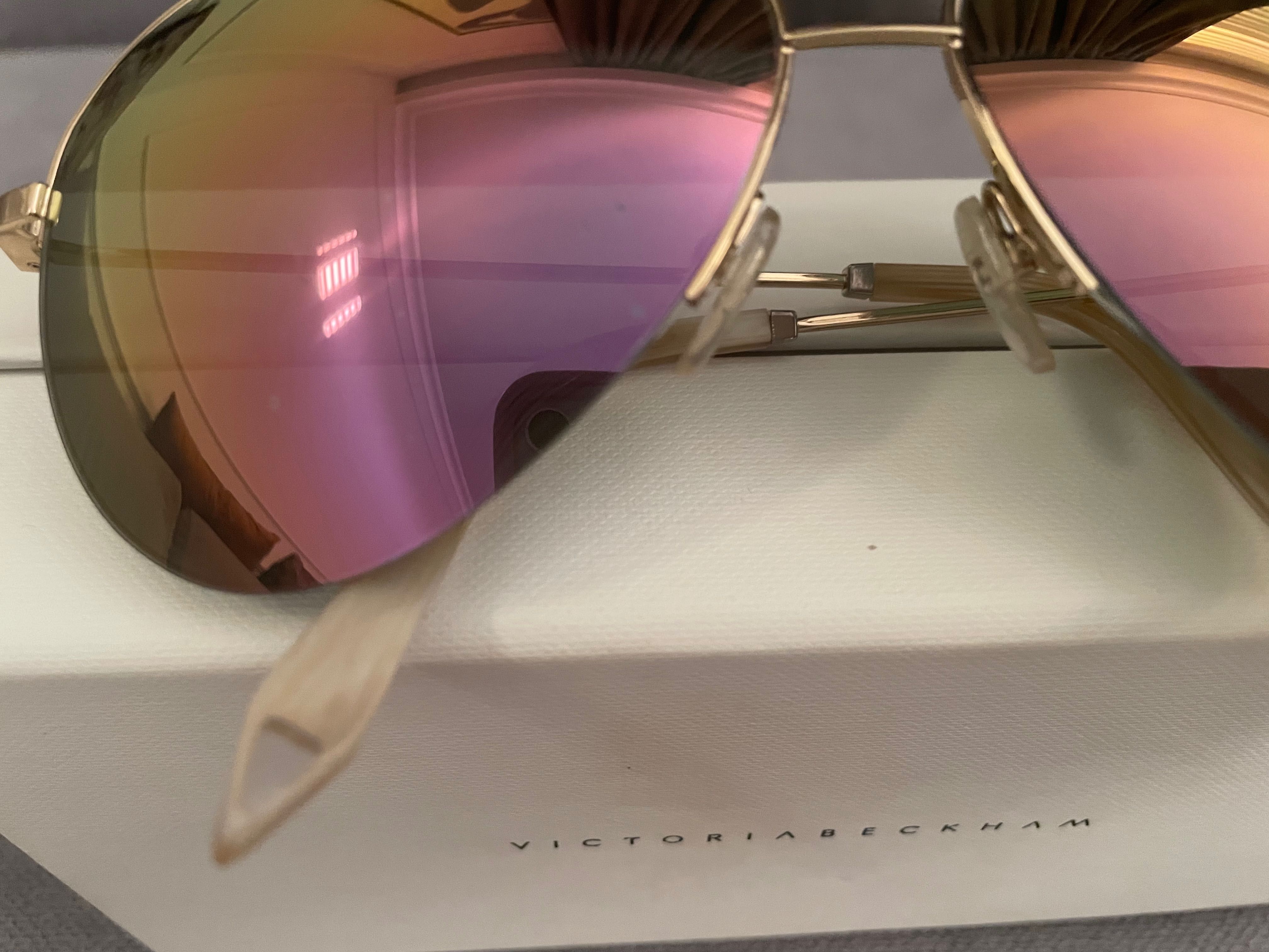VICTORIA BECKHAM-aviator sunglasses -idealne.
