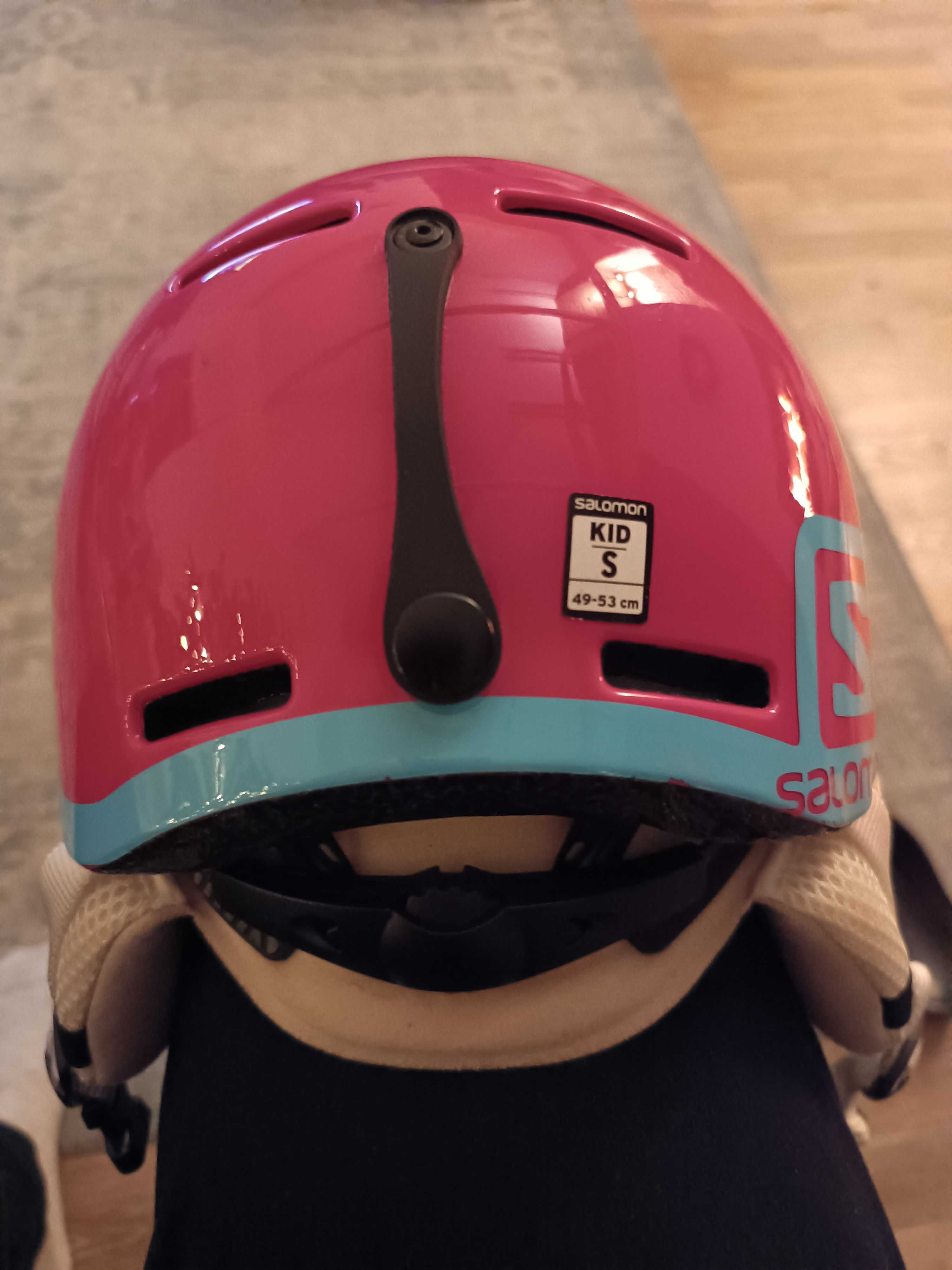 kask narciarski Salomon Kids S 49-53cm + gogle uvex speedy pro