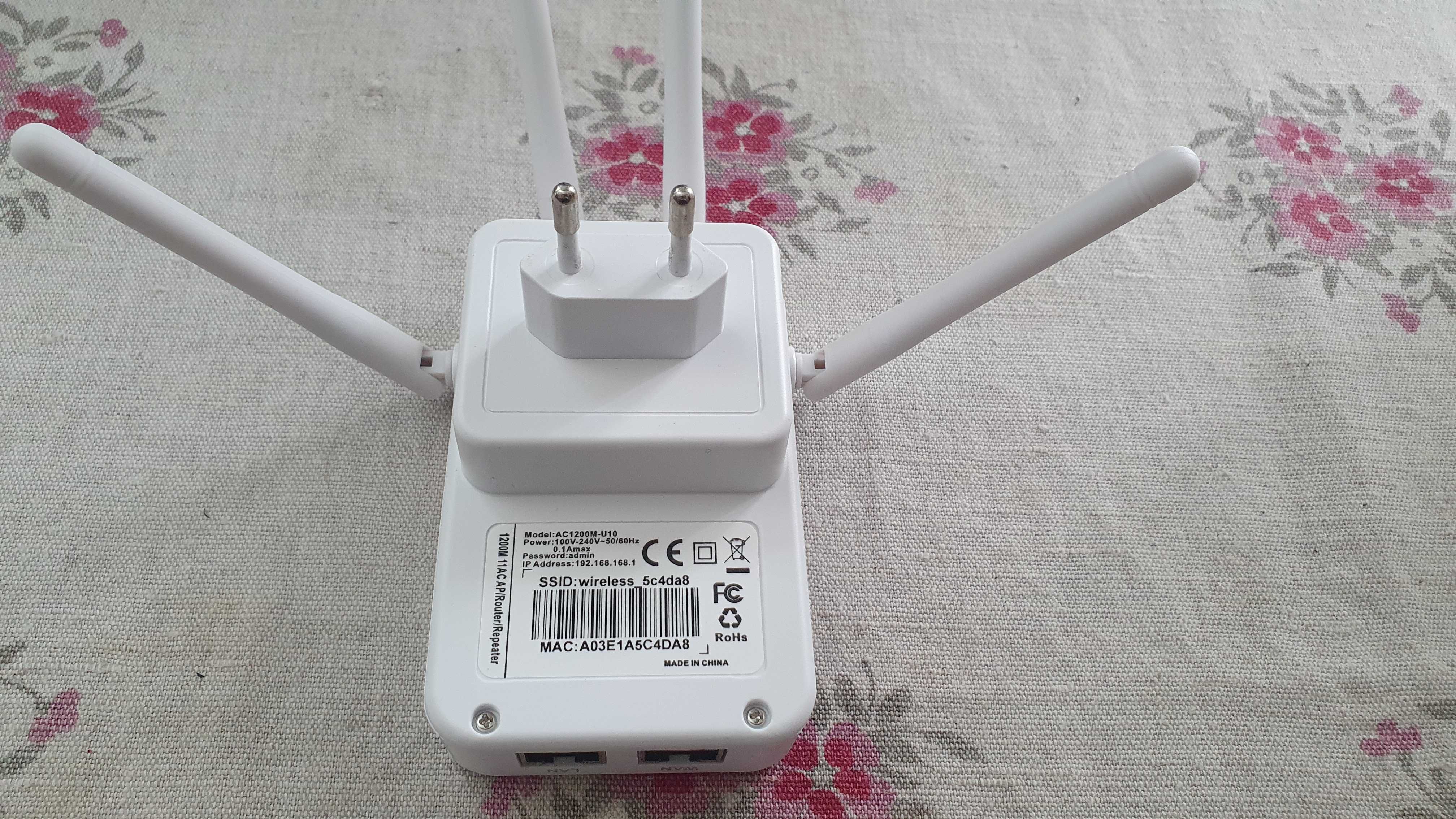 Wi-fi Repeater 1200 Mbps., ретранслятор, підсилювач wi-fi мережі