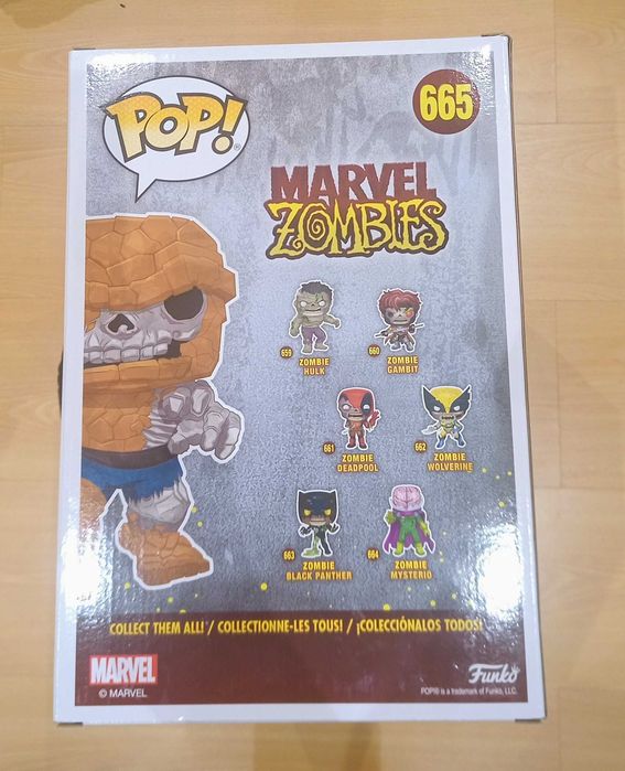 Funko Pop Marvel Zombies The Thing #665 Vinyl Figure Supersized 10