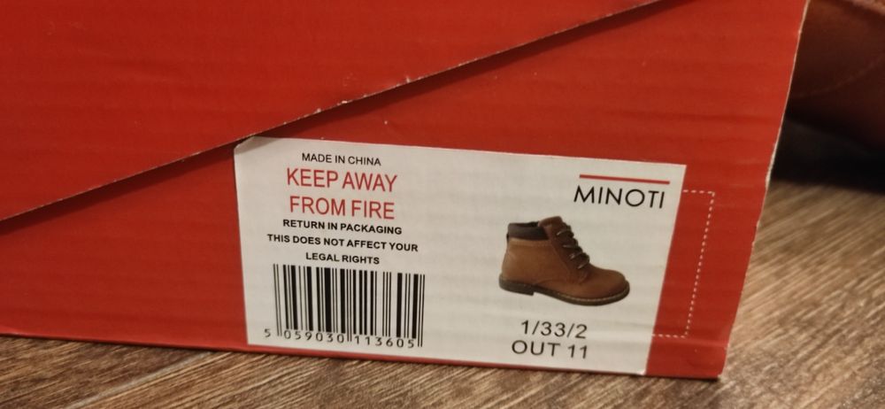 Buty chłopięce Minoti rozm 33