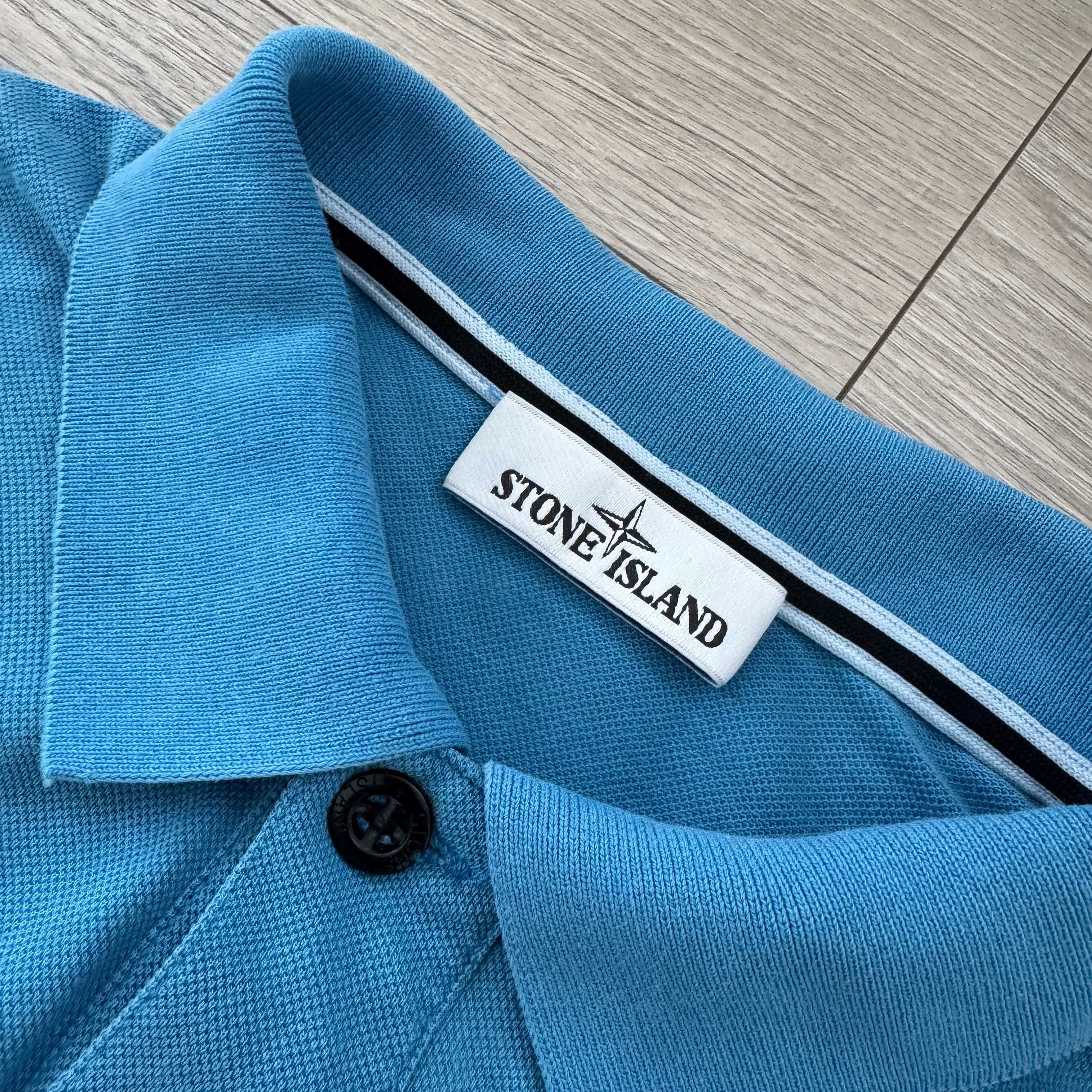 Якісна Футболка поло Стон Айленд Stone Island, Розмір L, оригінал