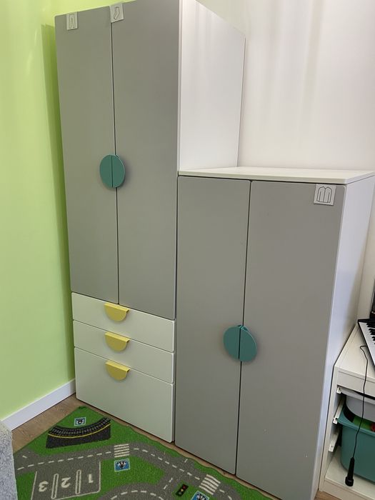 Szafy dziecięce Ikea Smastad