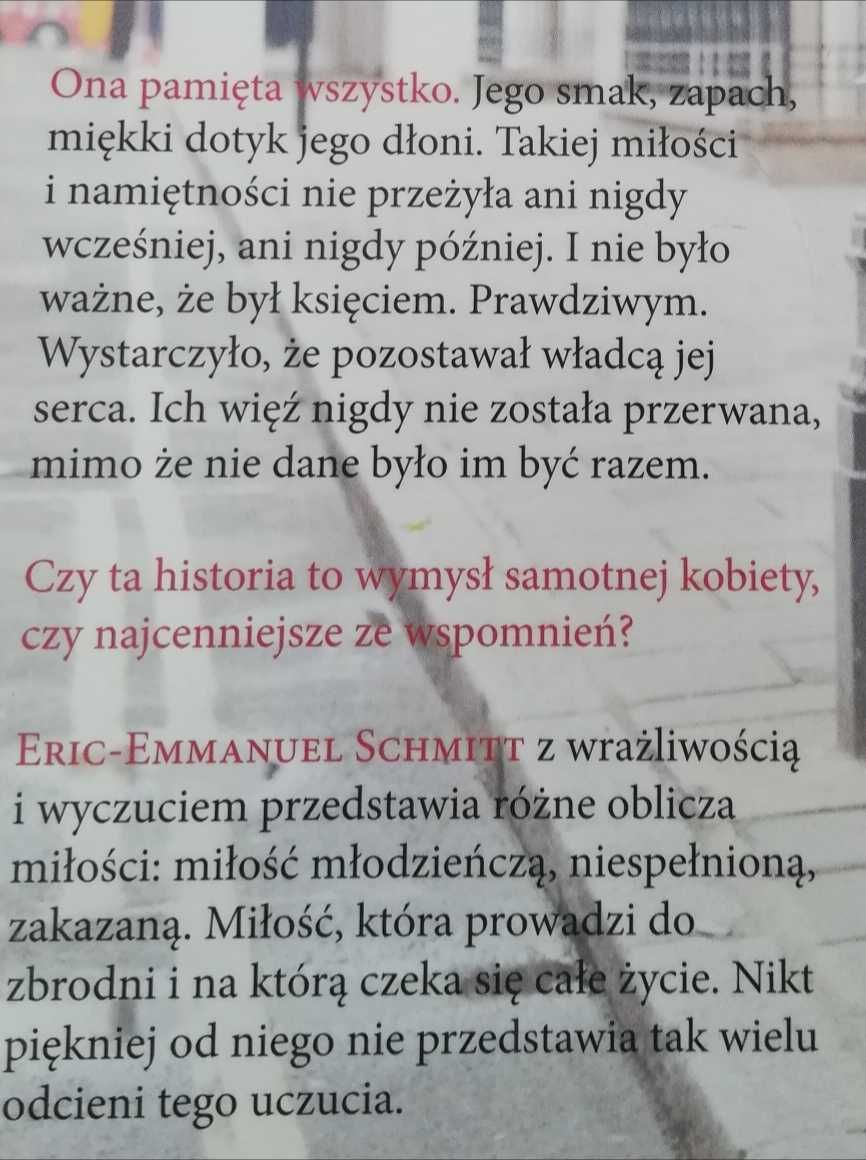 "Historie miłosne" E. E. Schmitt