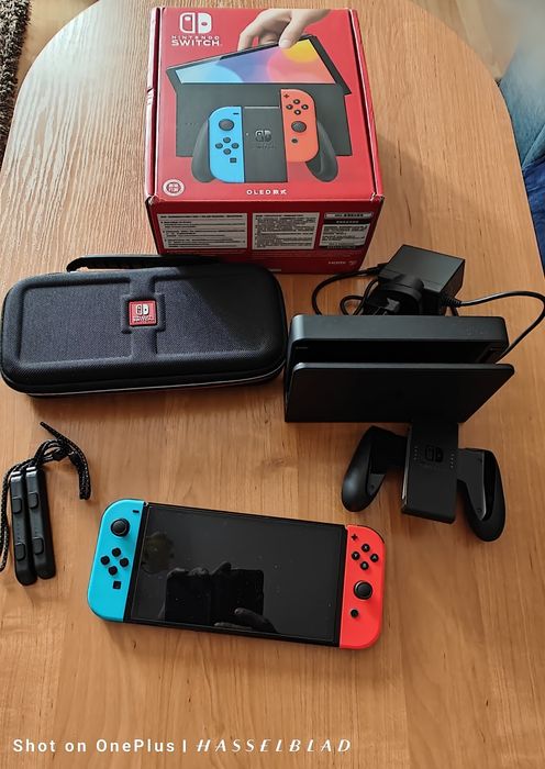 Nintendo Switch OLED rozpakowane, nieużywane. Jak nowe.