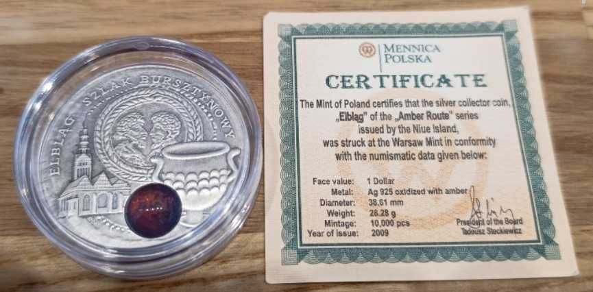 Szlak Bursztynowy 1 $ Elbląg 2009 r.st.1.