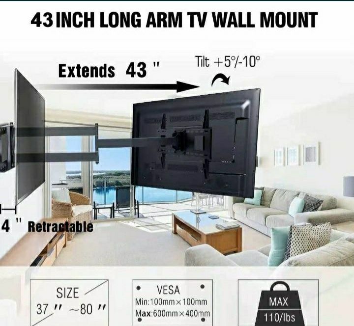 Uchwyt stojak do telewizora 37-80" Forging Mount 105 cm