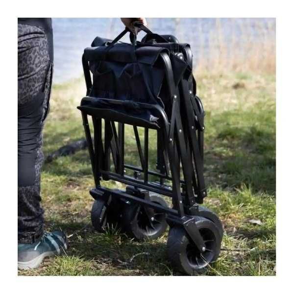 Wózek transportowy składany plażowy przyczepka ogrodowa podróżna kółka