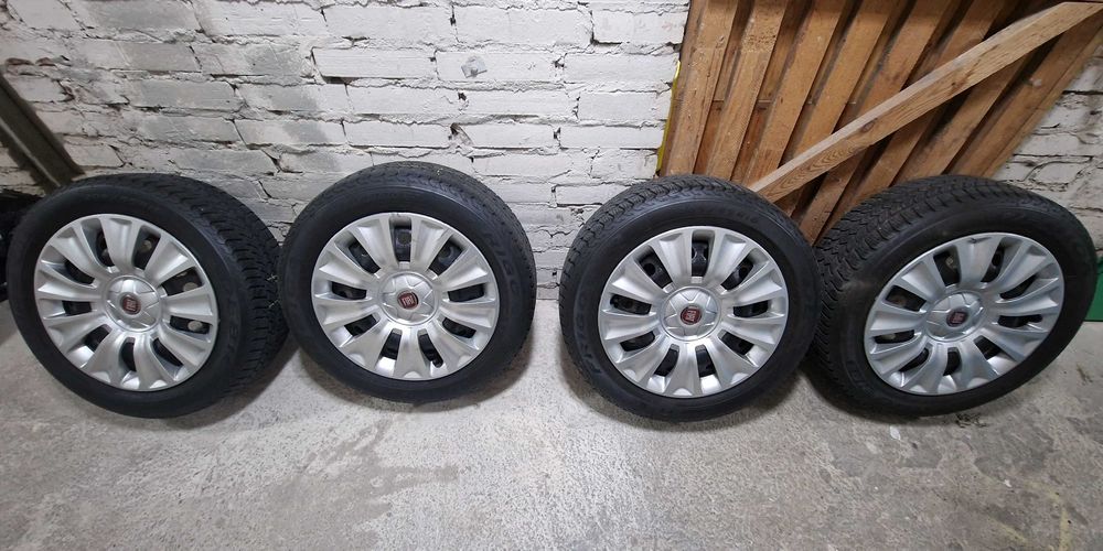 Koła Stalowe Zimowe Fiat Tipo 16" Dębica komplet, kołpaki oryginalne