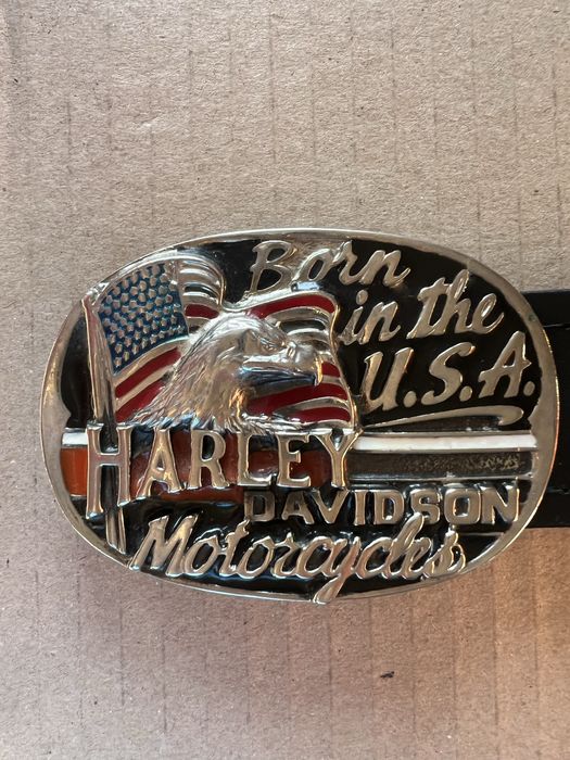 pasek Harley Davidson skóra