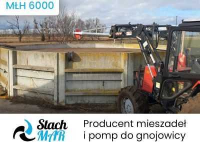 Mieszadło do gnojowicy hydrauliczne mieszadła mikser mieszarka MŁH6000