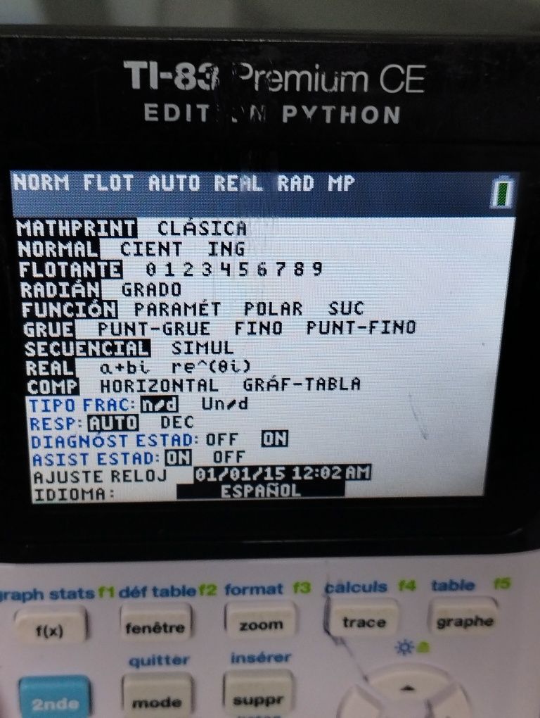 Calculadora gráfica Texas Instruments edition python