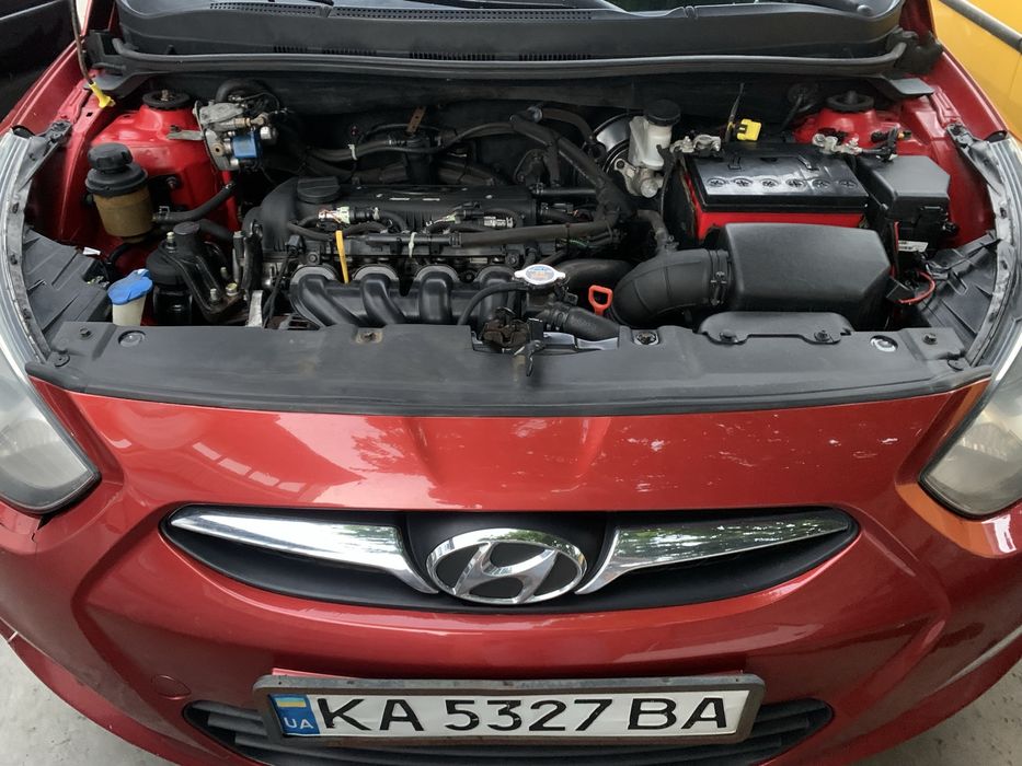 После дтп хунлай акцент 2013 на ходу